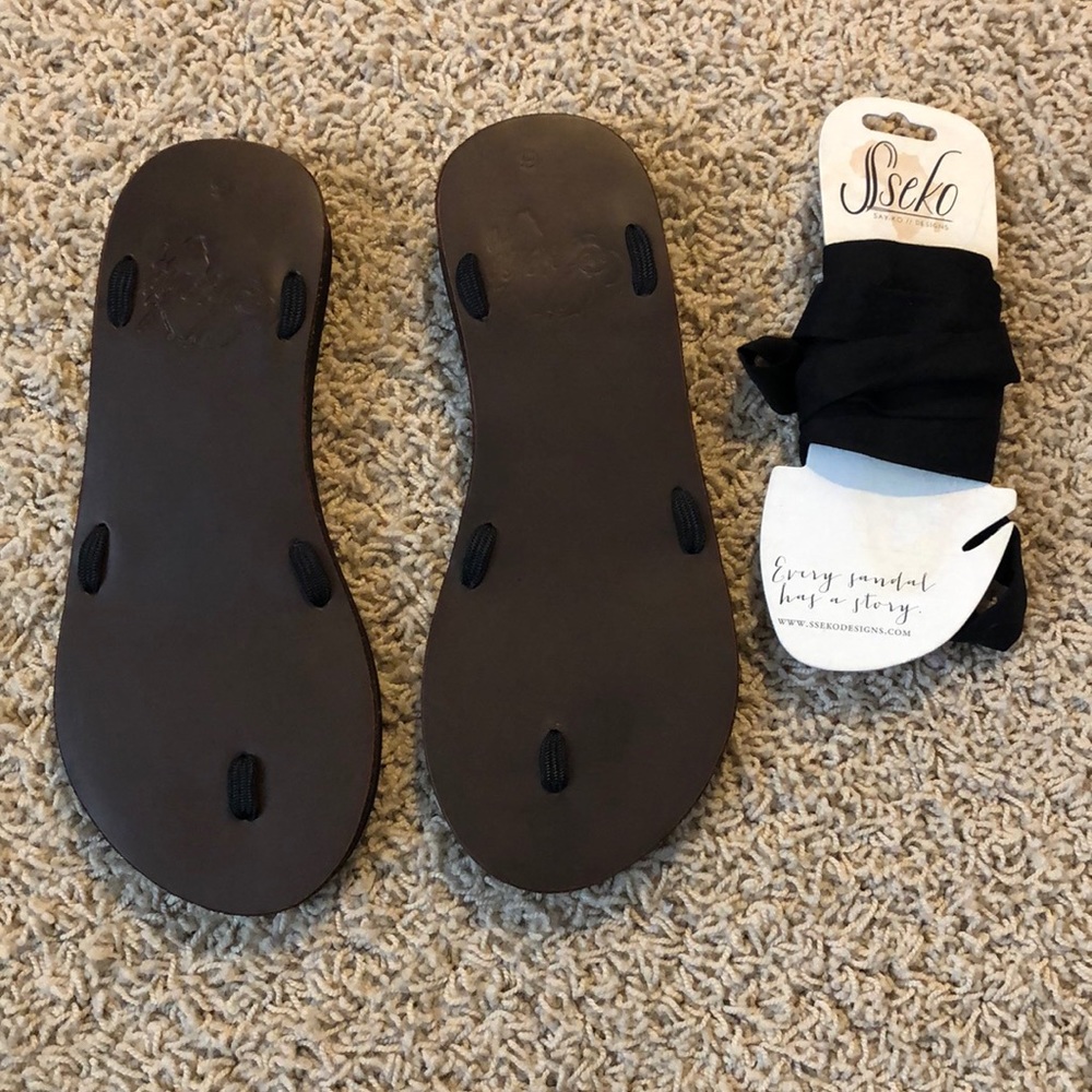 Sseko Ribbon Sandals w/ ribbons